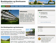 Tablet Screenshot of bredalsparken.dk
